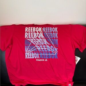 NWT Reebok Crimson Tee with Graphic Print